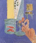 Henri Matisse Goldfish and Sculpture (mk35) oil painting on canvas